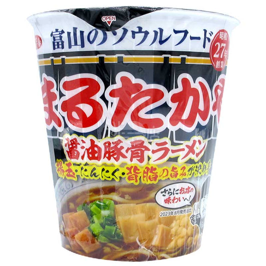 富山Marutakaya監修 蒜香背脂醬油豚骨拉麵