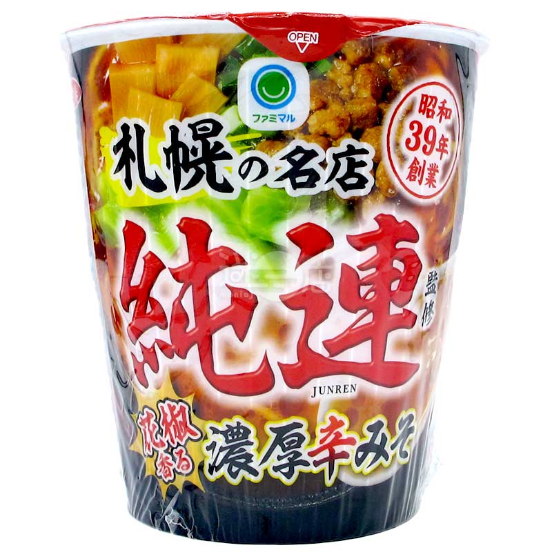 便利店限定 札幌名店純連監修 濃厚花椒香辣味噌味杯麵