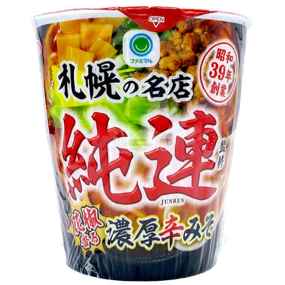 便利店限定 札幌名店純連監修 濃厚花椒香辣味噌味杯麵