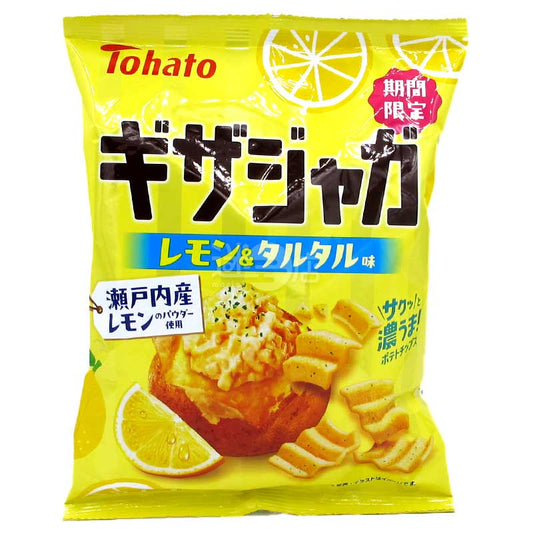 期間限定 濃郁檸檬&他他醬味酥脆波浪薯片