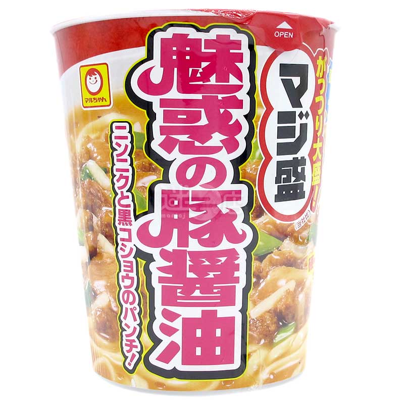 大盛蒜香黑胡椒魅惑之豚醬油粗麵