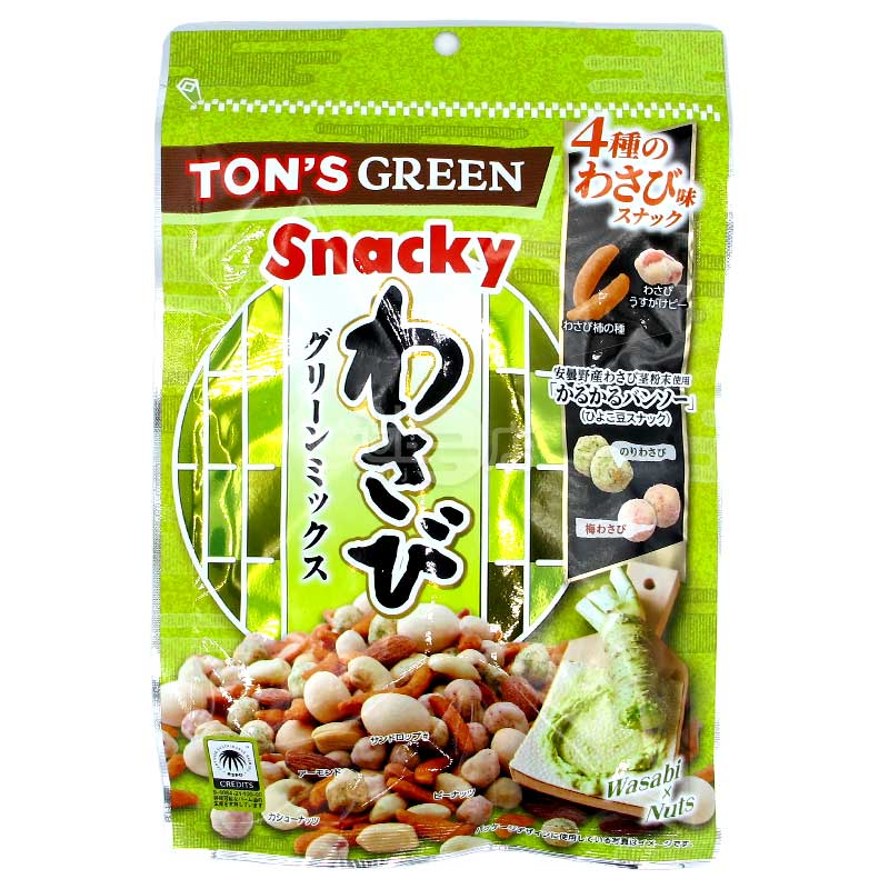 TON'S GREEN Snacky 雜錦堅果花生小食 山葵味