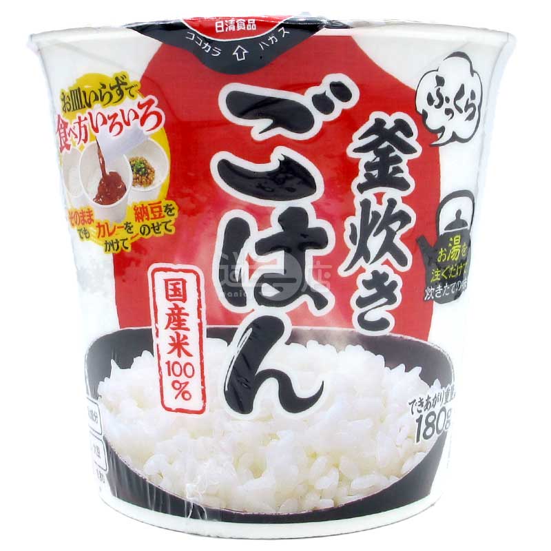 日本米100% 釜鍋風味鬆軟泡白飯