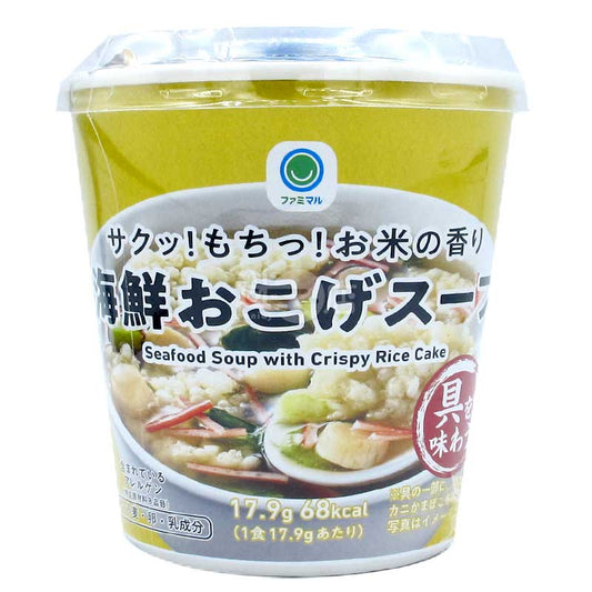 便利店限定 口感豐富米香海鮮鍋巴湯