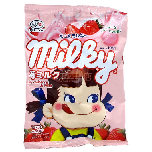 不二家 Milky 草莓味牛奶糖