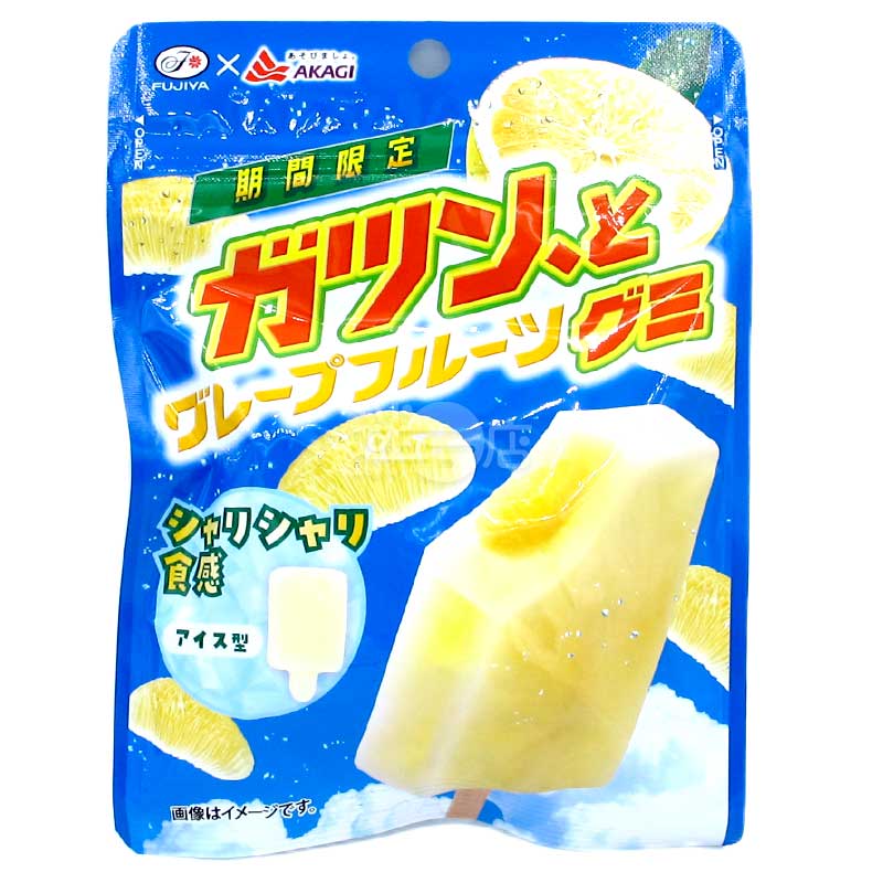 期間限定 不二家冰涼爽脆口感的雪條造型西柚軟糖