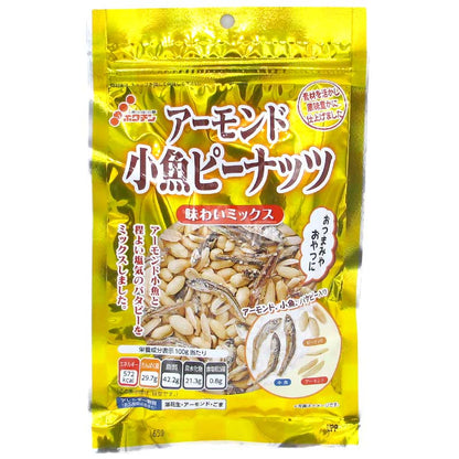 金裝美味 綜合堅果零食 (杏仁・小魚・花生)