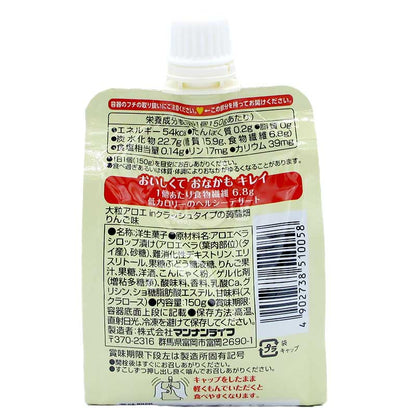 Konnyaku Field Light Large-Cut Aloe & Chunk Konnyaku Apple Flavor