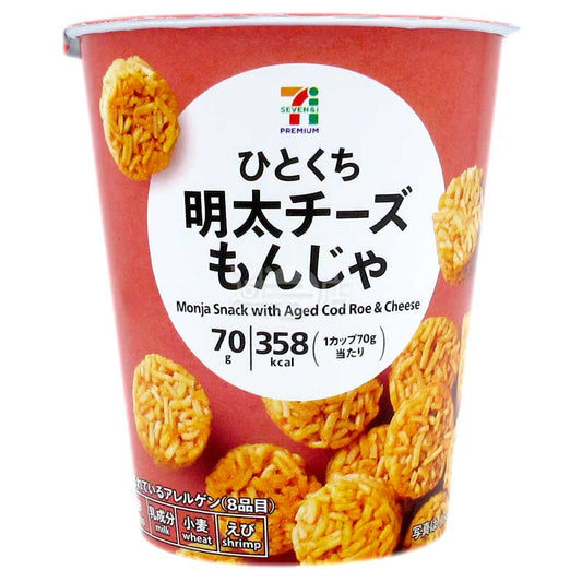 便利店限定 明太芝士文字燒風味一口小食