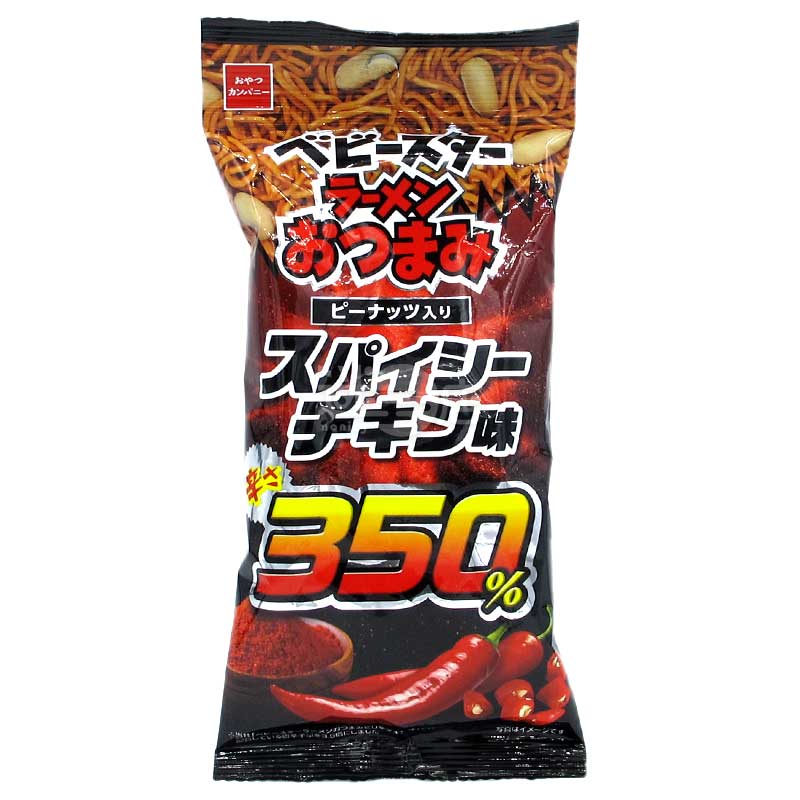 童星點心麵 辣度350%辣雞味 配花生