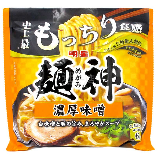 麵神 史上最有嚼勁 豬油香濃厚白味噌湯粗麵 袋裝