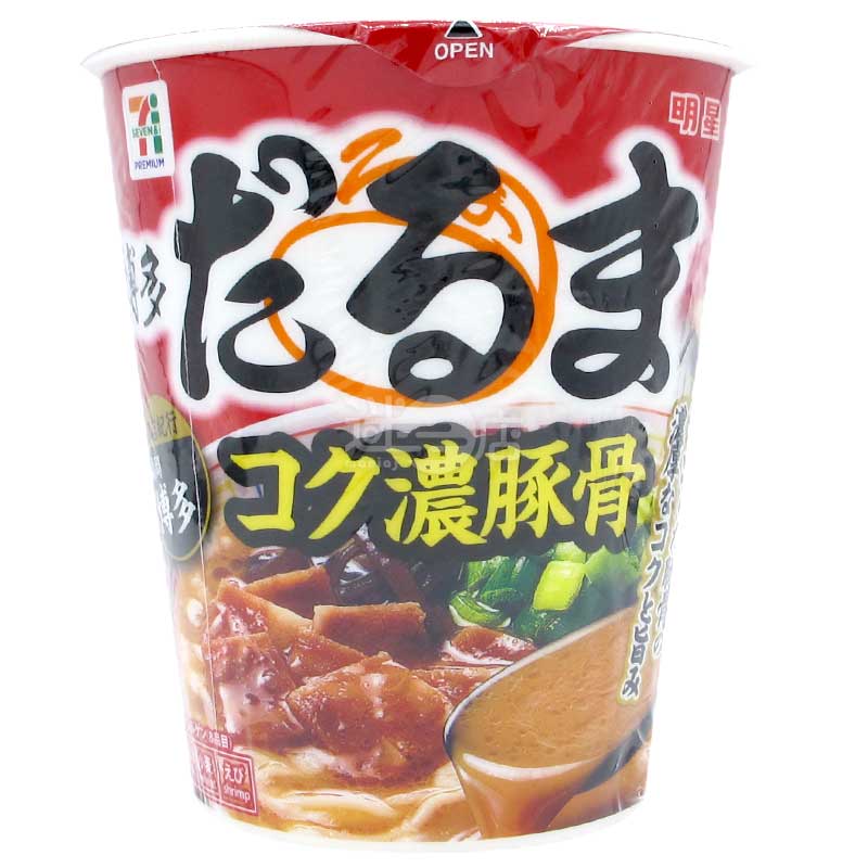 便利店限定 銘店紀行 博多達摩 濃厚豚骨拉麵