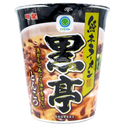 便利店限定 熊本拉麵黑亭 焦香蒜油豚骨拉麵