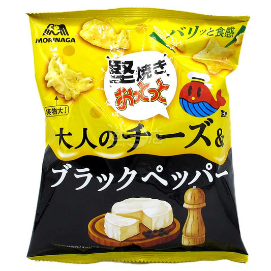 有趣形狀硬脆魚仔餅 成人的芝士&黑胡椒味