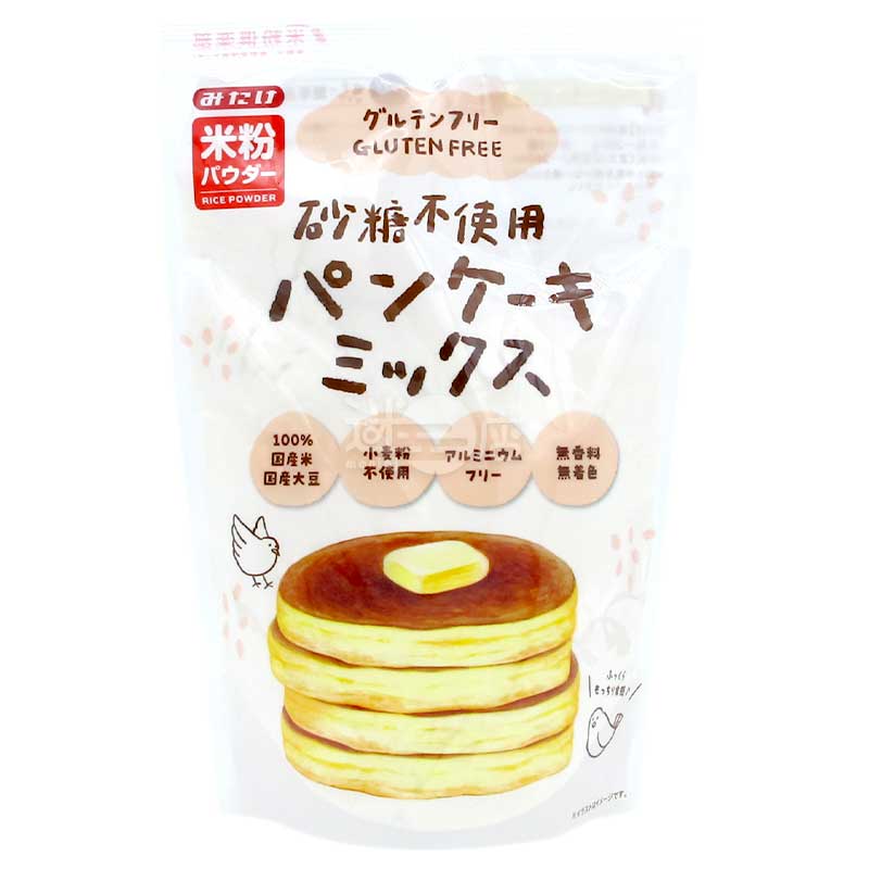 無砂糖無麩質無鋁 100%日本米&大豆班戟粉
