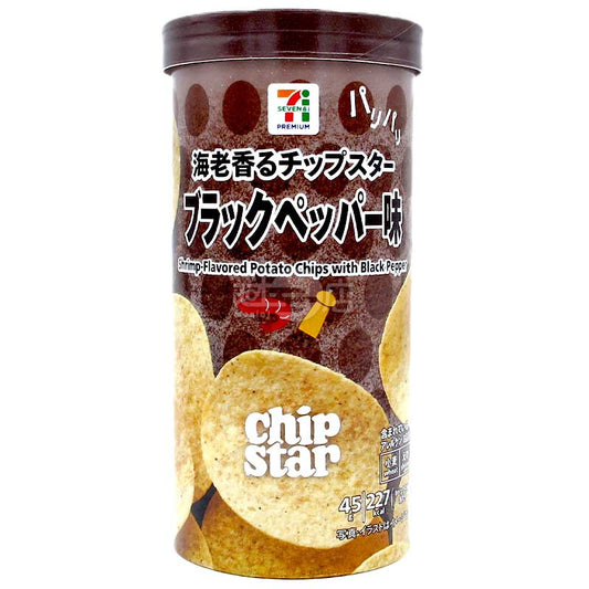 便利店限定 Chip Star 黑胡椒蝦味薯片