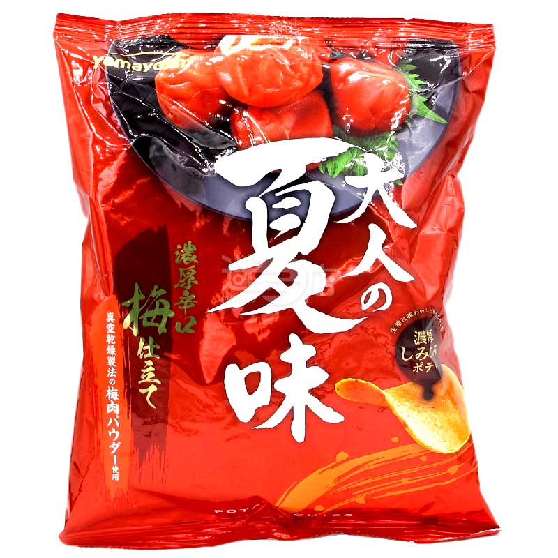 便利店限定 大人之夏味 濃厚辣梅味薯片