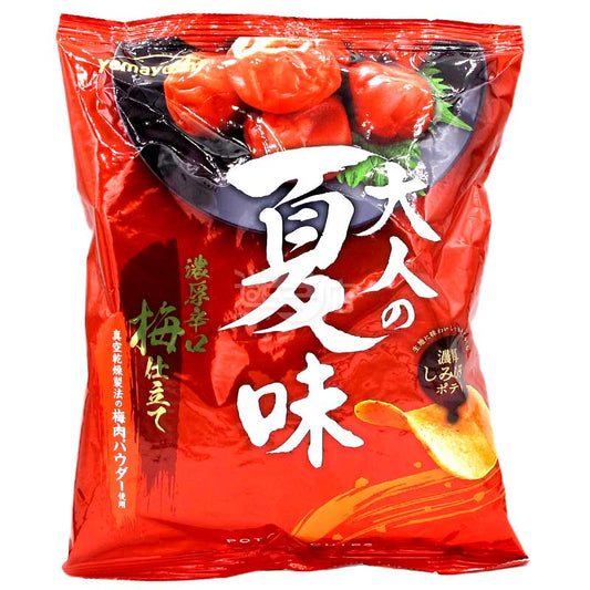 便利店限定 大人之夏味 濃厚辣梅味薯片