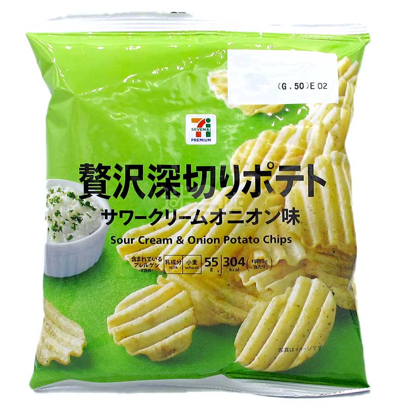 便利店限定 酸忌廉洋蔥味厚切薯片