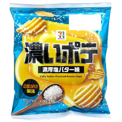 便利店限定 濃厚鹹牛油味波浪薯片