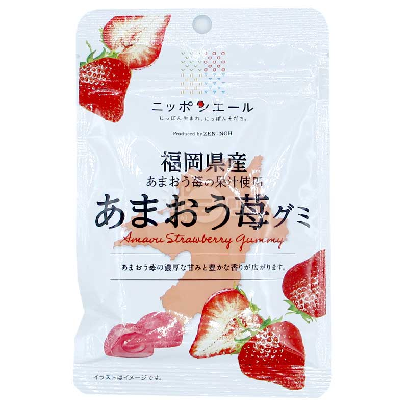 全國農協食品 福岡縣產甜王草莓軟糖