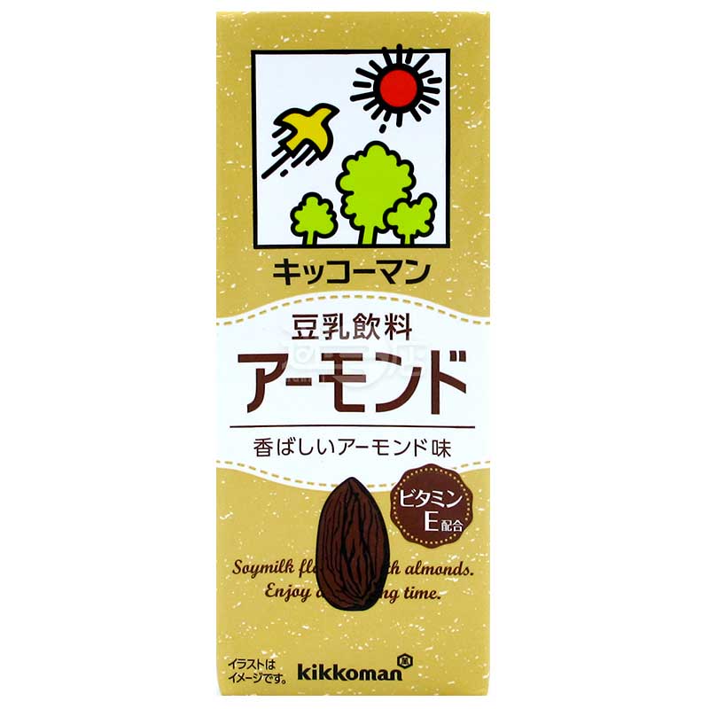 kikkoman 豆乳飲品 杏仁味