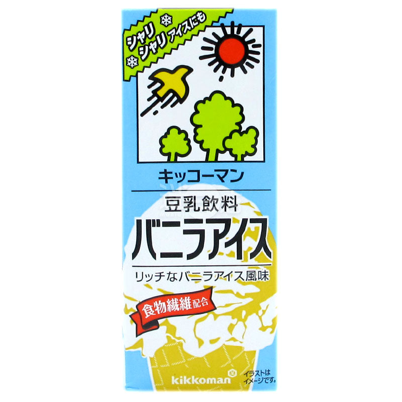 kikkoman 豆乳飲品 雲呢拿雪糕味