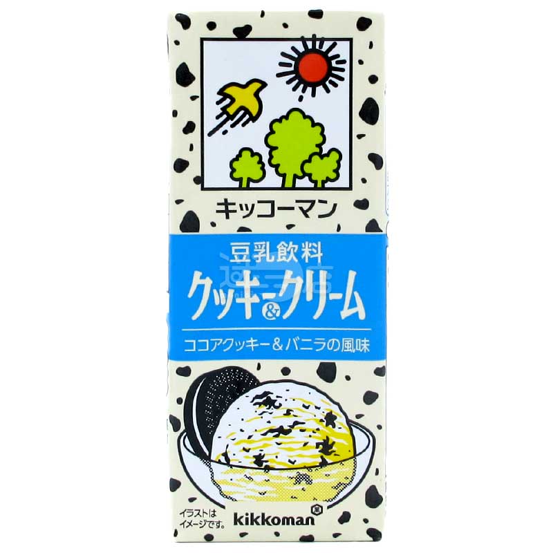 kikkoman 豆乳飲品 曲奇雲呢拿味