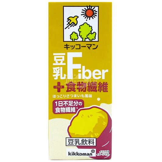 kikkoman 膳食纖維豆乳飲品 番薯味