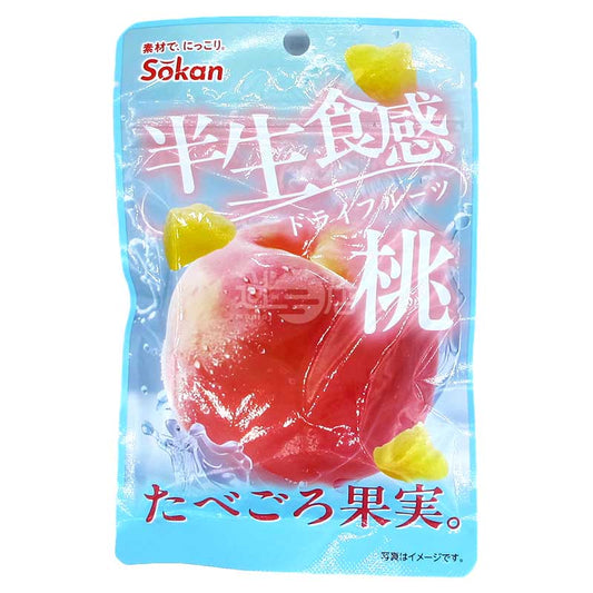 便利店限定 半生口感成熟桃乾