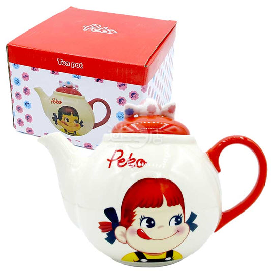 不二家Peko牛奶妹 Teapot 陶瓷有蓋茶壺
