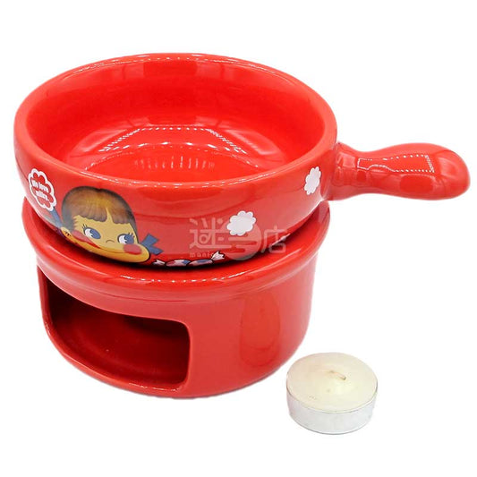 不二家Peko牛奶妹 Fondue Set 瓷質朱古力/芝士火鍋鍋具套裝