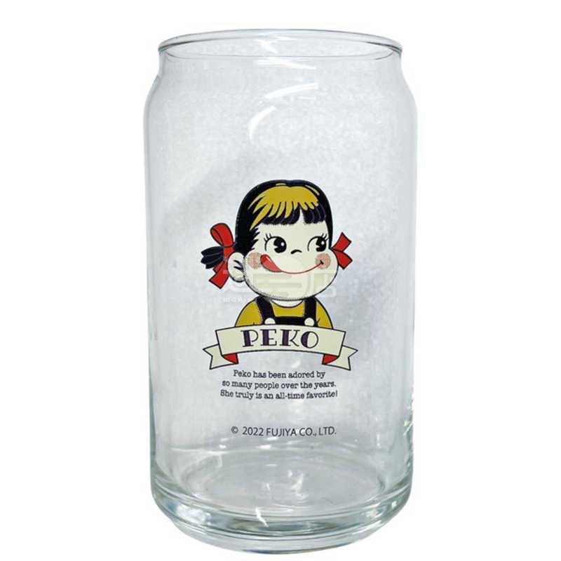 不二家Peko牛奶妹 罐形玻璃杯