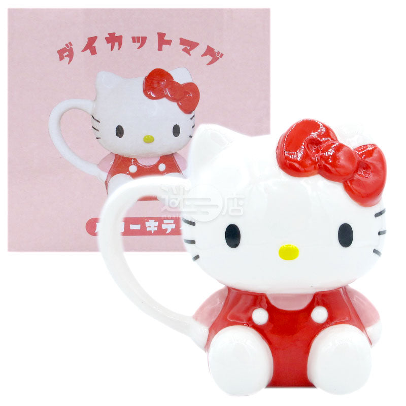 Hello Kitty MUG 精美可愛造型陶瓷馬克杯
