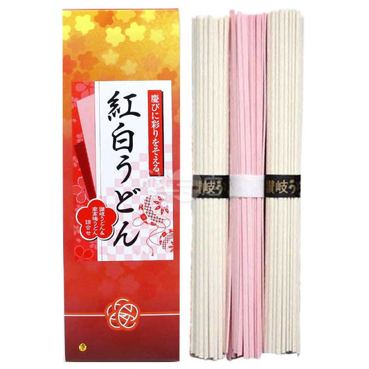 喜慶多彩 讚岐&南高梅紅白烏冬組合