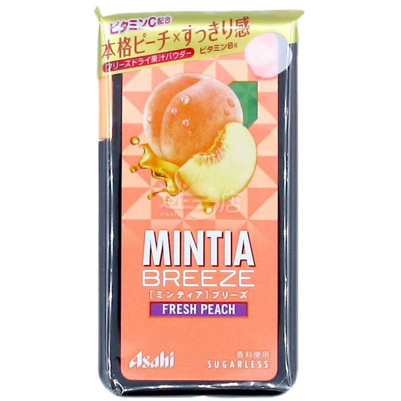 MINTIA BREEZE 桃味無糖大粒清涼糖