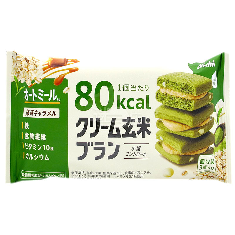 微甜焦糖忌廉夾心抹茶燕麥玄米餅