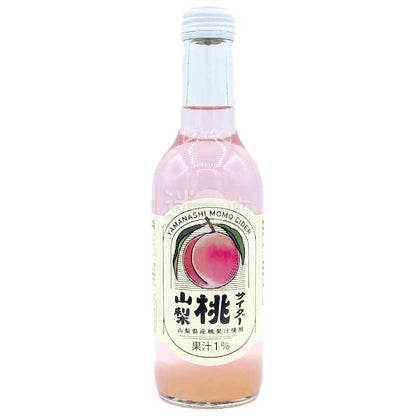 山梨縣產桃梳打 245ml瓶裝
