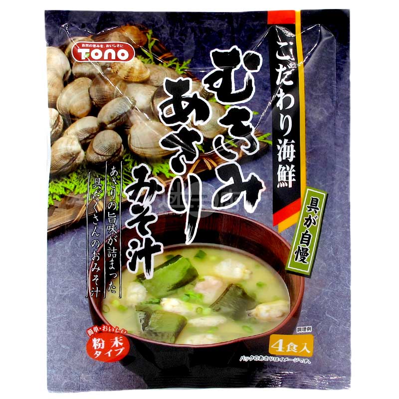 Tono 嚴選去殼花蛤即食味噌湯 4包裝