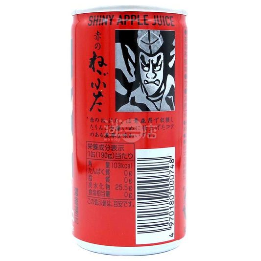 Shiny 紅之睡魔 青森蘋果100%果汁 190g罐裝
