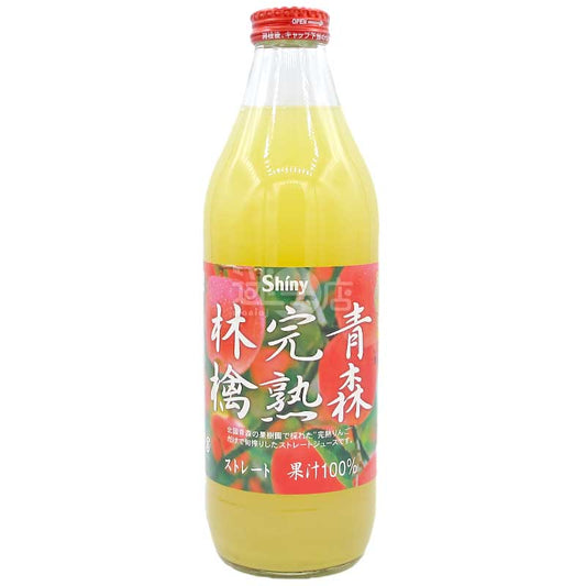 Shiny 青森完熟蘋果100%純果汁 1000ml瓶裝