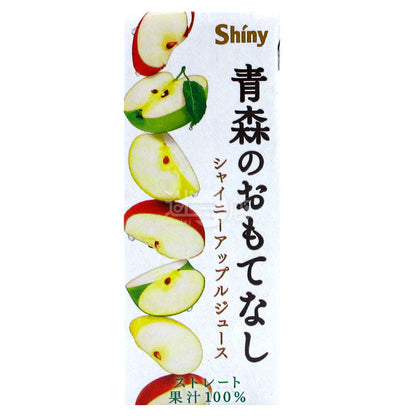 Shiny 青森蘋果100%純果汁 200ml紙包裝