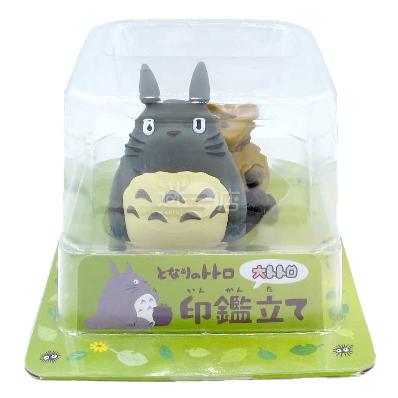 龍貓 Totoro 超萌造型印章收納座筆座擺飾