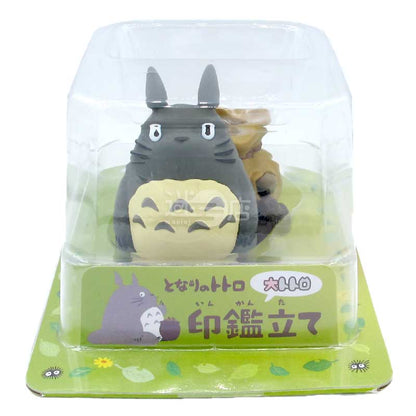 龍貓 Totoro 超萌造型印章收納座筆座擺飾