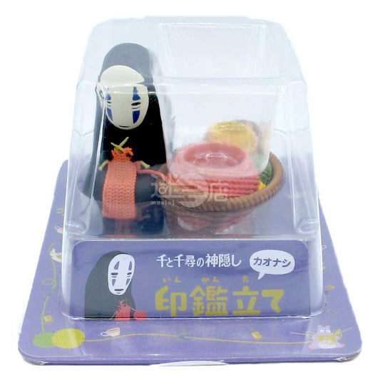 千與千尋 無臉男 超萌造型印章收納座筆座擺飾