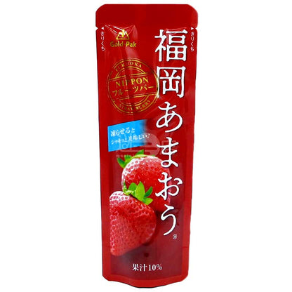 福岡甜王草莓袋裝果汁飲品 DIY自製雪葩
