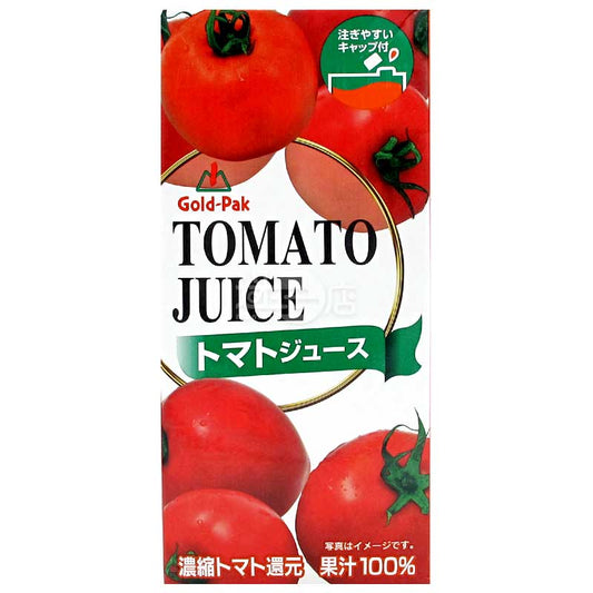 Gold-Pak 100%濃縮還原番茄汁1L紙包裝