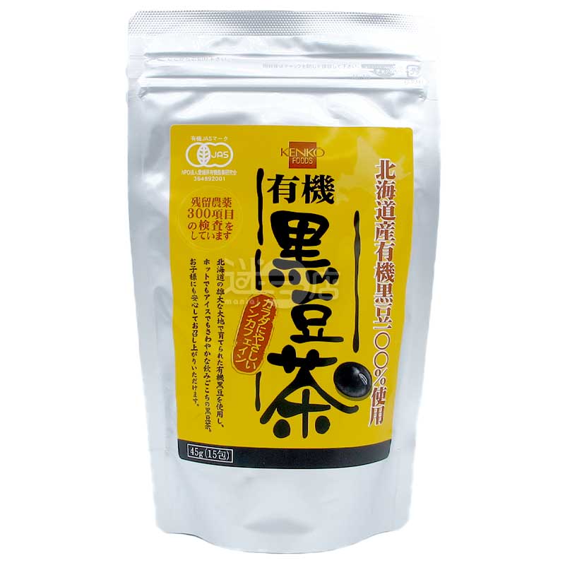 100%北海道有機黑豆 無咖啡因有機黑豆茶茶包