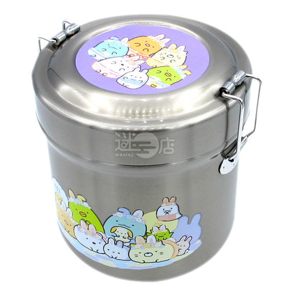 角落生物 抗菌真空不銹鋼飯盒 600ml