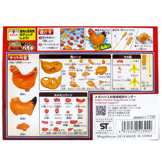 丸ごと買ってローストチキン構造立体パズル！